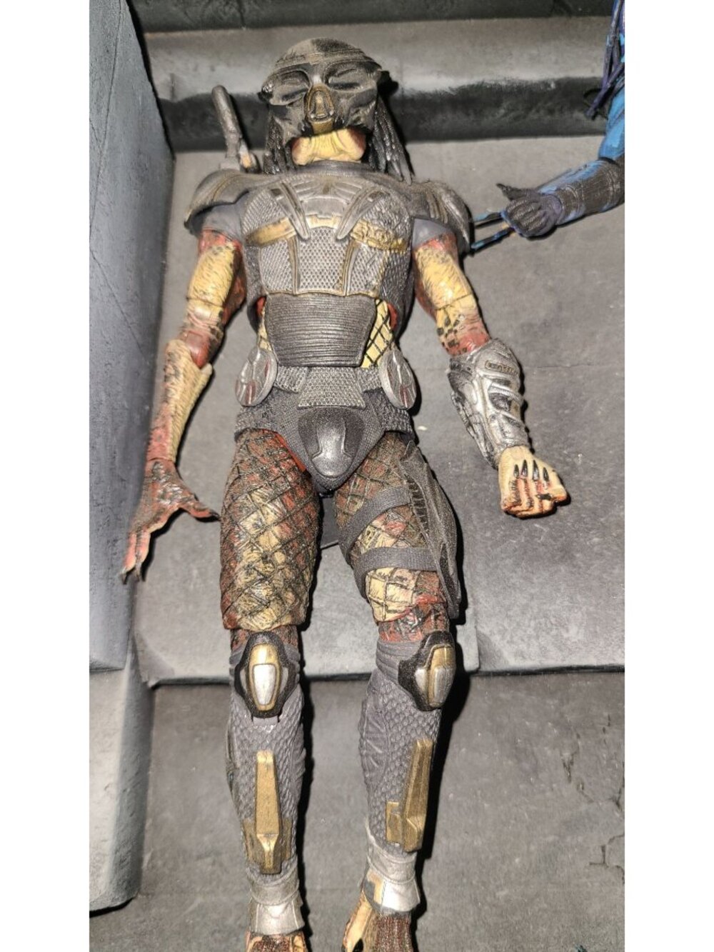 NECA City Hunter Predator 2 Battle Damaged Unmasked Figure